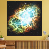 Crab Nebula M1 NGC 1952 Taurus A Canvas Afdruk (Insitu (Woonkamer))