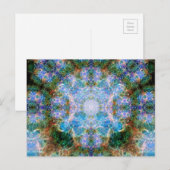 Crab Nebula Mandala Briefkaart (Voorkant / Achterkant)