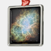 Crab Nebula Metalen Ornament (Links)