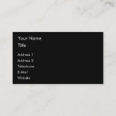 Crab Nebula NASA Visitekaartje (Achterkant)