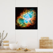 Crab Nebula Poster (Keuken)