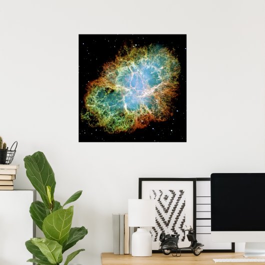 Crab Nebula Poster (Thuiskantoor)