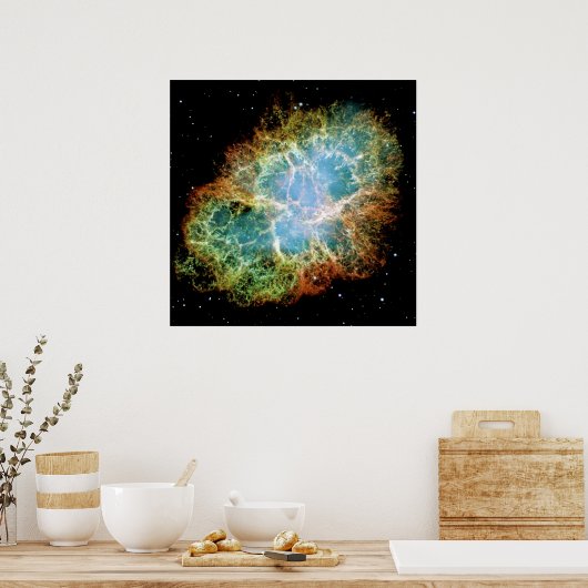 Crab Nebula Poster (Keuken)
