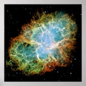 Crab Nebula Poster (Voorkant)