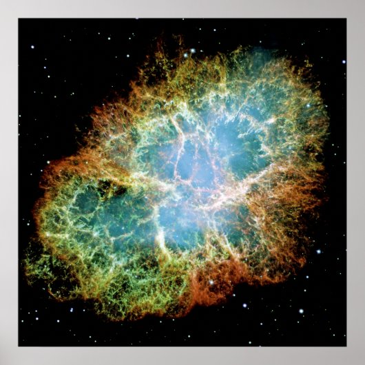 Crab Nebula Poster (Voorkant)