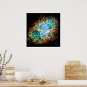 Crab Nebula Poster (Keuken)