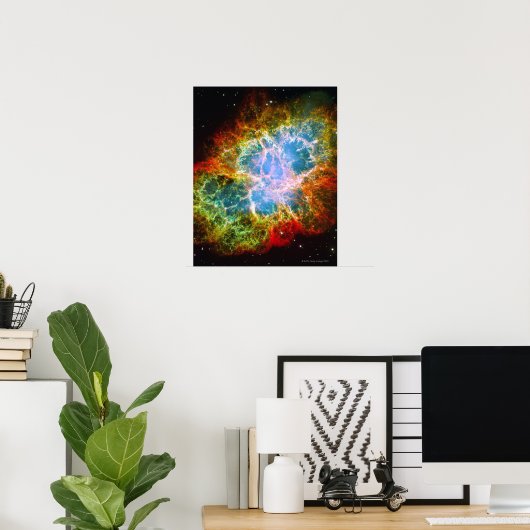 Crab Nebula Poster (Thuiskantoor)
