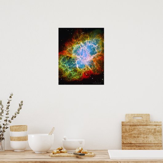 Crab Nebula Poster (Keuken)