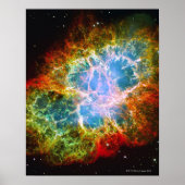 Crab Nebula Poster (Voorkant)