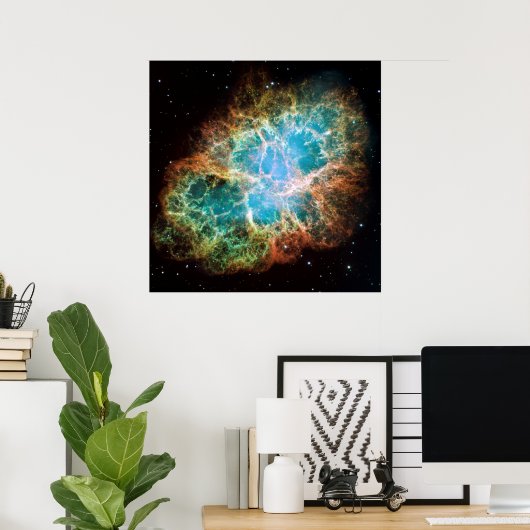 Crab Nebula Poster (Thuiskantoor)