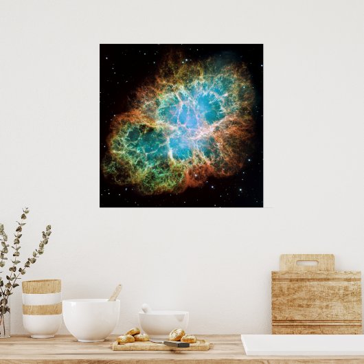 Crab Nebula Poster (Keuken)