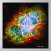 Crab Nebula Poster (Voorkant)