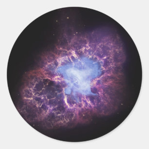 Crab Nebula Ronde Sticker