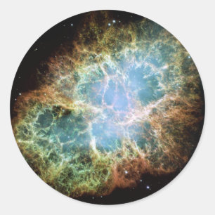 Crab Nebula Ronde Sticker