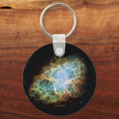 Crab Nebula Space Abstract Sleutelhanger (Voorkant)