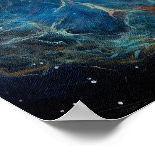 Crab Nebula Space Art Poster schilderen (Hoek)