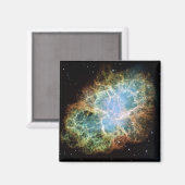 Crab Nebula Space NASA foto Magneet (Voorkant / Achterkant)