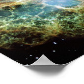 Crab Nebula Space NASA foto Poster (Hoek)
