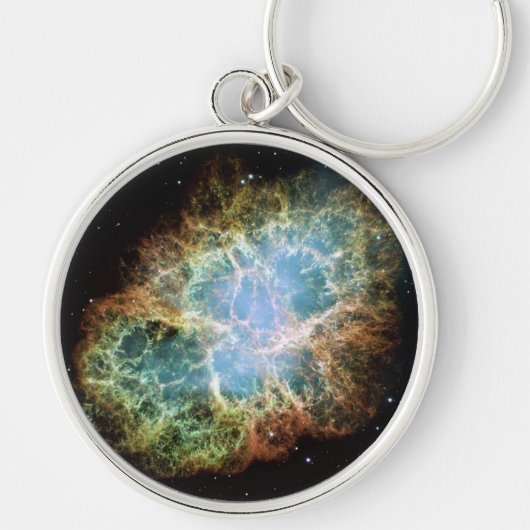 Crab Nebula Space NASA foto Sleutelhanger (Voorkant)