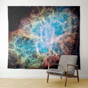 Crab Nebula Space NASA foto Wandkleed