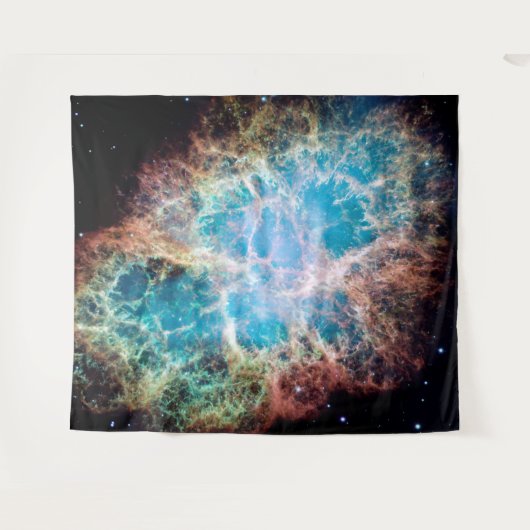Crab Nebula Space NASA foto Wandkleed (Voorkant (horizontaal))