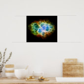 Crab Nebula Star Space Cloud Poster (Keuken)