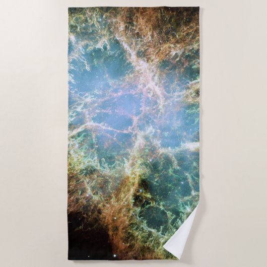 Crab Nebula Strandlaken (Voorkant)