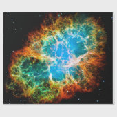 Crab Nebula Supernova Remnant Hubble Space Photo Cadeaupapier (Vlak)