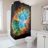 Crab Nebula Supernova Remnant Hubble Space Photo Douchegordijn (In situ)