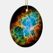 Crab Nebula Supernova Remnant Hubble Space Photo Keramisch Ornament (Rechts)