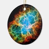 Crab Nebula Supernova Remnant Hubble Space Photo Keramisch Ornament (Links)