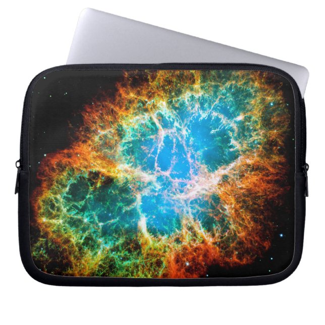 Crab Nebula Supernova Remnant Hubble Space Photo Laptop Sleeve (Voorkant)