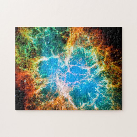 Crab Nebula Supernova Remnant Hubble Space Photo Legpuzzel (Horizontaal)