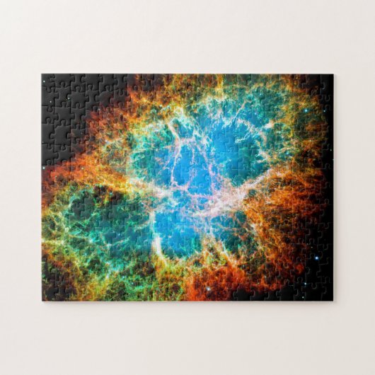 Crab Nebula Supernova Remnant Hubble Space Photo Legpuzzel (Horizontaal)