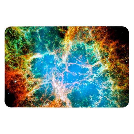 Crab Nebula Supernova Remnant Hubble Space Photo Magneet (Horizontaal)