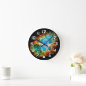 Crab Nebula Supernova Remnant Hubble Space Photo Ronde Klok (Huis)