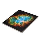 Crab Nebula Supernova Remnant Hubble Space Photo Tegeltje (Zijkant)