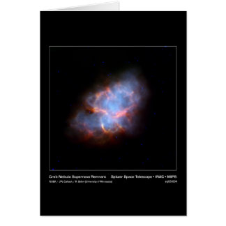 Crab Nebula Supernova Remnant - Spitzer Space Tele