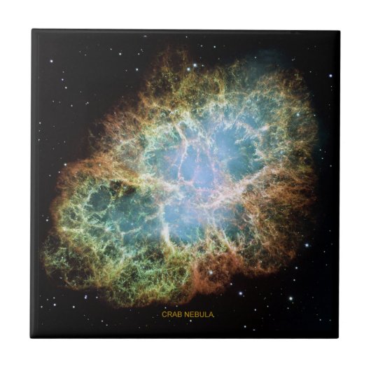 Crab Nebula Tegeltje (Voorkant)