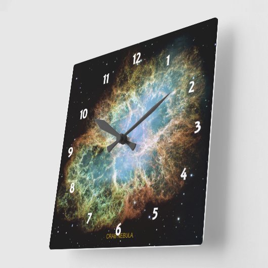 Crab Nebula Vierkante Klok (Hoek)