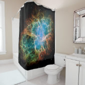 Crab Nebulae Space Astronomy Science Foto Douchegordijn (In situ)