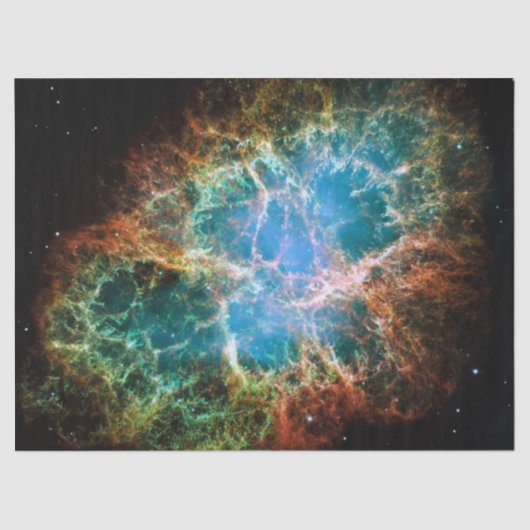 Crab Nebulae Space Astronomy Science Foto Tissuepapier (Voorkant)