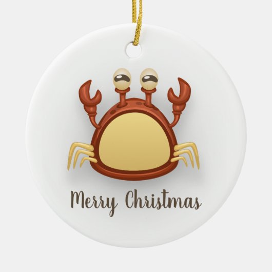 Crab Ornament Round (Voorkant)