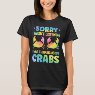 Crab Outfit voor Crabs Lovers Kleding Vrouwen Meis T-shirt