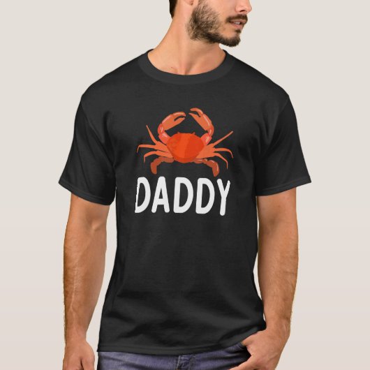 Crab Owner Crab Dad T-shirt (Voorkant)