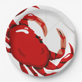 Crab Party-papier Papieren Bordje