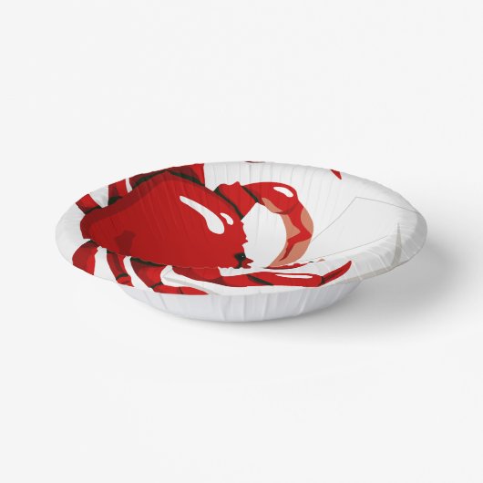 Crab Party-papier Papieren Kommen (Gebogen)