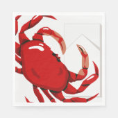 Crab Party-papier Servet (Voorkant)