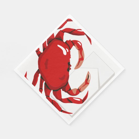 Crab Party-papier Servet (Hoek)