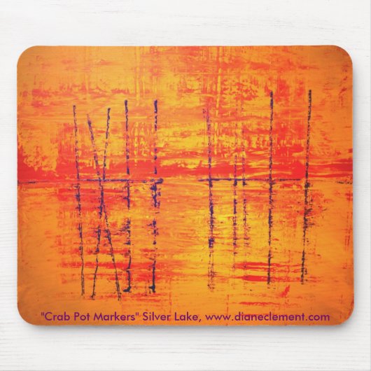"Crab Pot Markers" Silver Lake, Ocracoke Island Muismat (Voorkant)